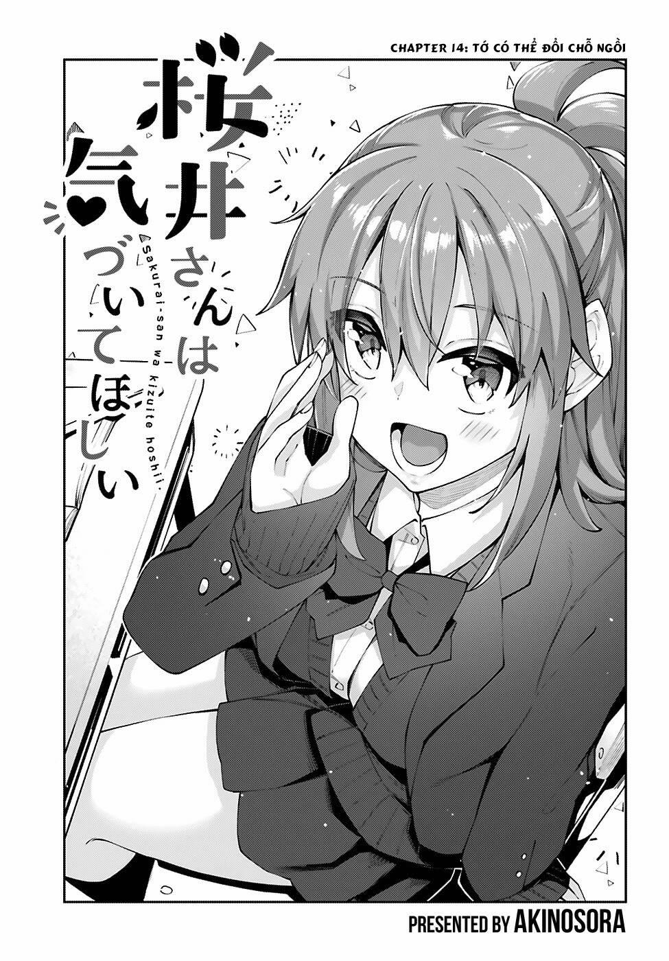 Sakurai-San Wa Kizuite Hoshii 14 trang 3