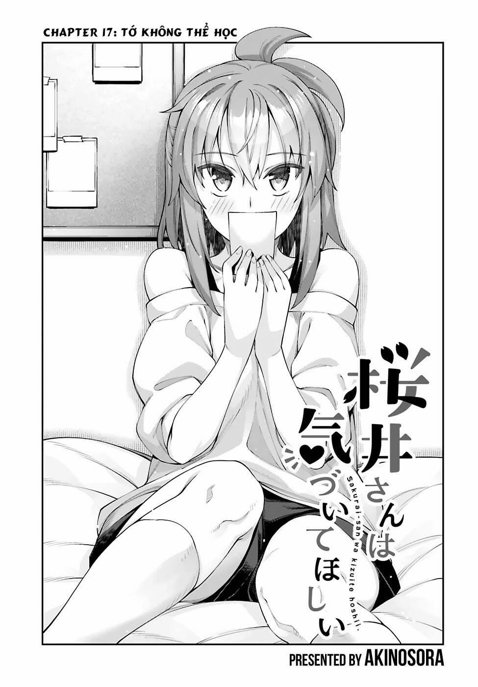 Sakurai-San Wa Kizuite Hoshii 17 trang 3
