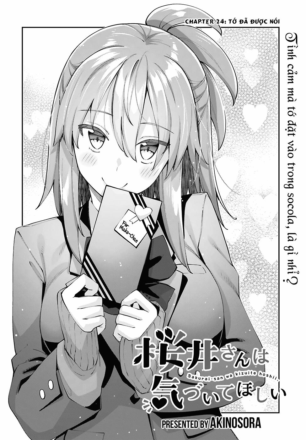 Sakurai-San Wa Kizuite Hoshii 23 trang 4