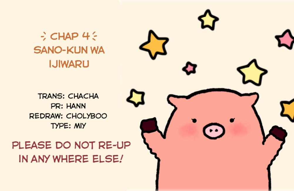 Sano-Kun Wa Ijiwaru 4 trang 0