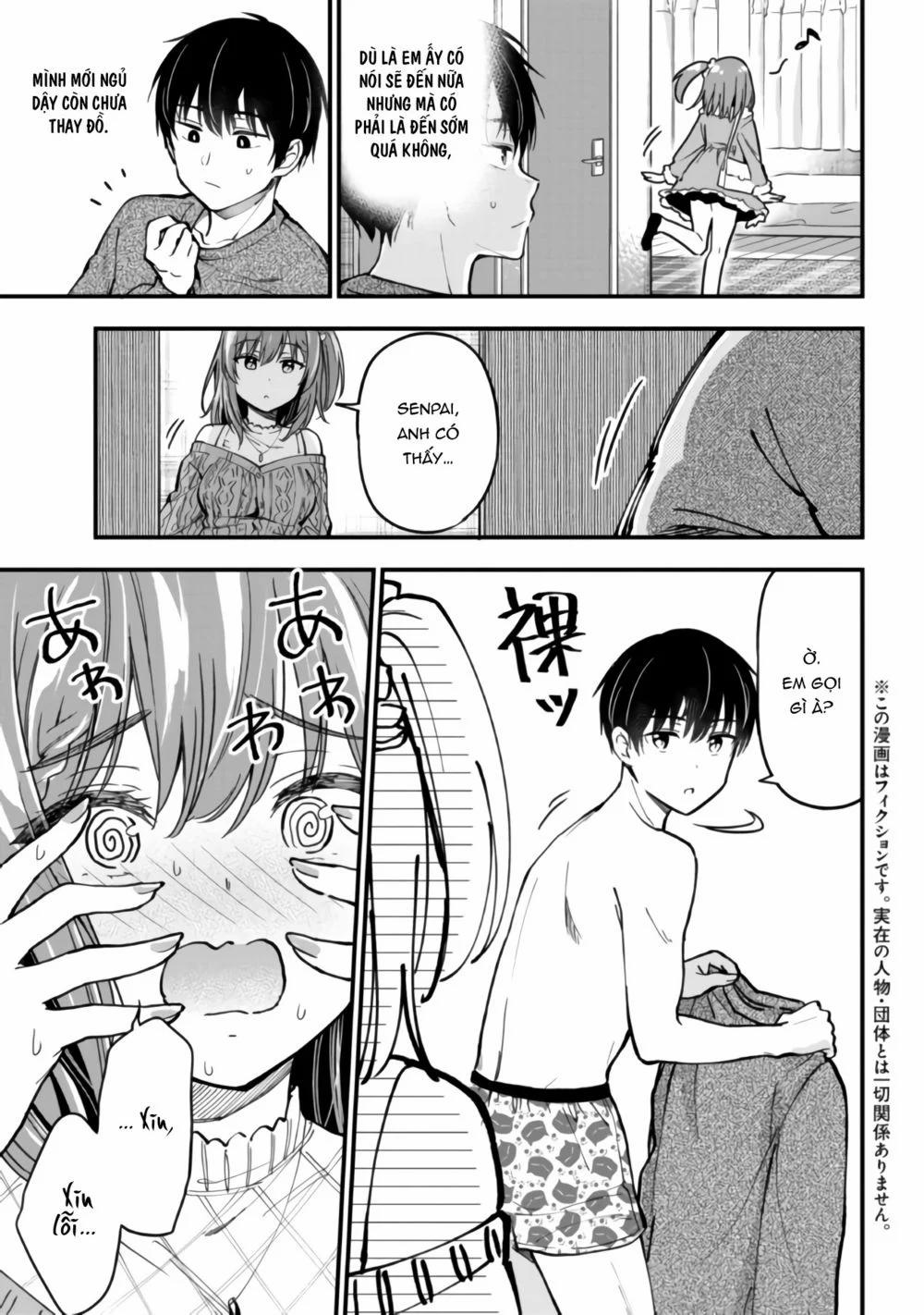 Sau Khi Bị Bạn Gái Lừa, Một Tiểu Quỷ Khoá Dưới Cứ Bám Theo Tôi. 0 Senpai xin lỗi em đi! trang 4