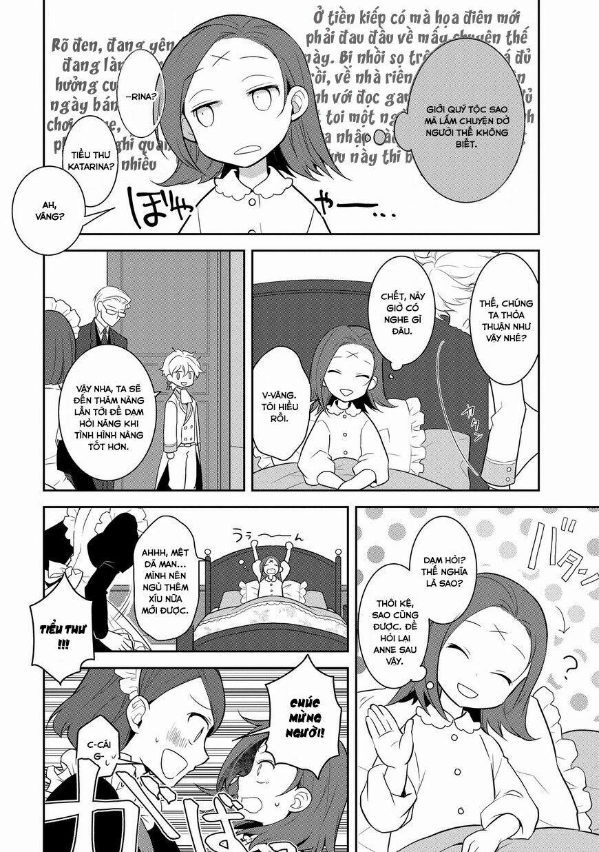 Sau Khi Được Tái Sinh, Tôi Bị Kéo Vào Game Otome Với Vai Trò Nữ Ác Nhân Và Bị Gắn Toàn Flag Đen… 1 trang 12