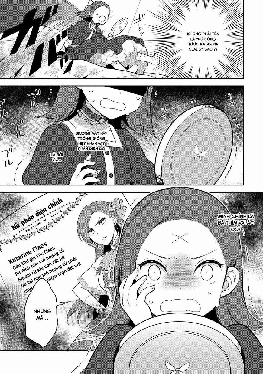 Sau Khi Được Tái Sinh, Tôi Bị Kéo Vào Game Otome Với Vai Trò Nữ Ác Nhân Và Bị Gắn Toàn Flag Đen… 1 trang 17