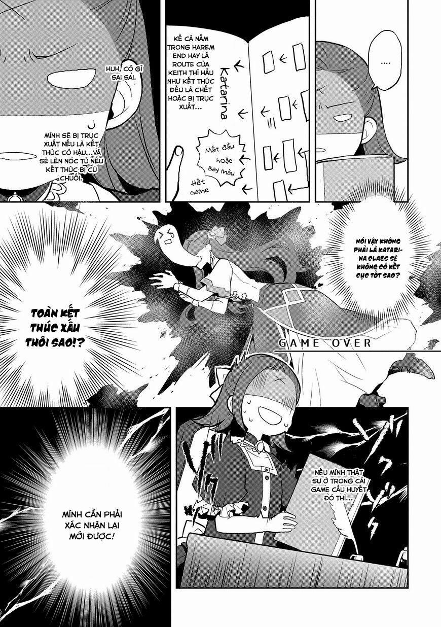 Sau Khi Được Tái Sinh, Tôi Bị Kéo Vào Game Otome Với Vai Trò Nữ Ác Nhân Và Bị Gắn Toàn Flag Đen… 1 trang 23