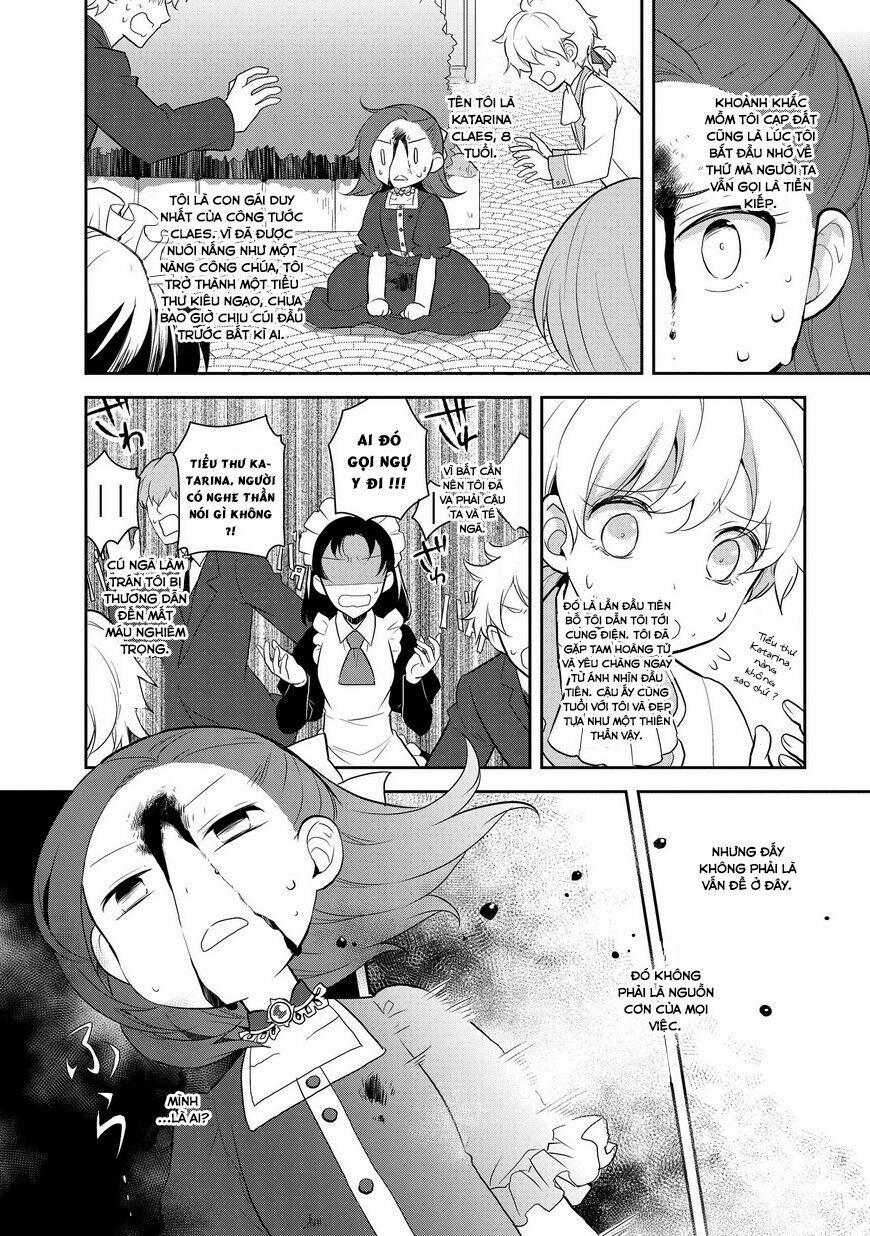 Sau Khi Được Tái Sinh, Tôi Bị Kéo Vào Game Otome Với Vai Trò Nữ Ác Nhân Và Bị Gắn Toàn Flag Đen… 1 trang 7