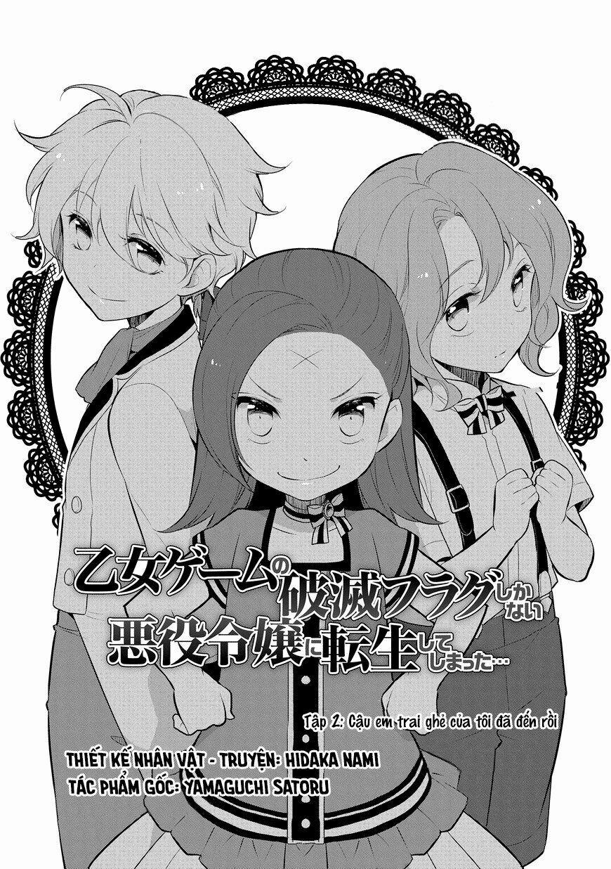 Sau Khi Được Tái Sinh, Tôi Bị Kéo Vào Game Otome Với Vai Trò Nữ Ác Nhân Và Bị Gắn Toàn Flag Đen… 2 trang 5