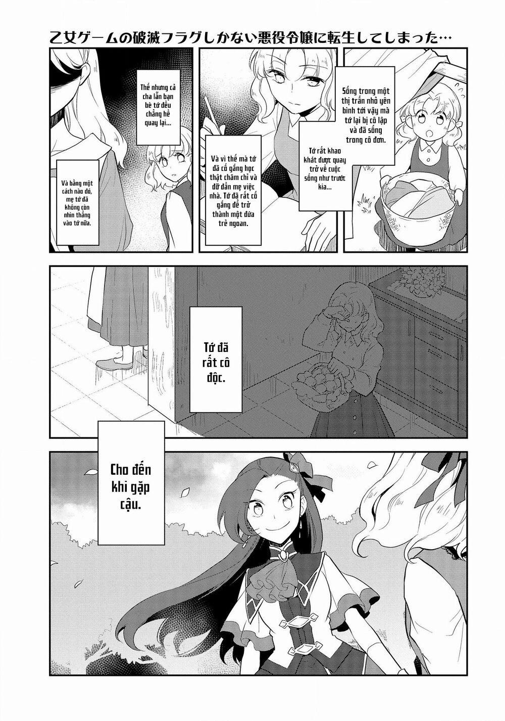 Sau Khi Được Tái Sinh, Tôi Bị Kéo Vào Game Otome Với Vai Trò Nữ Ác Nhân Và Bị Gắn Toàn Flag Đen… 22 trang 21