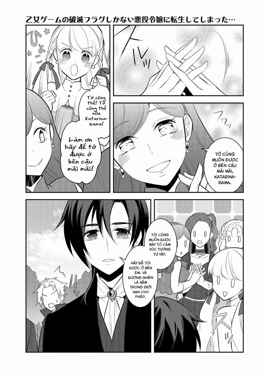 Sau Khi Được Tái Sinh, Tôi Bị Kéo Vào Game Otome Với Vai Trò Nữ Ác Nhân Và Bị Gắn Toàn Flag Đen… 22 trang 25