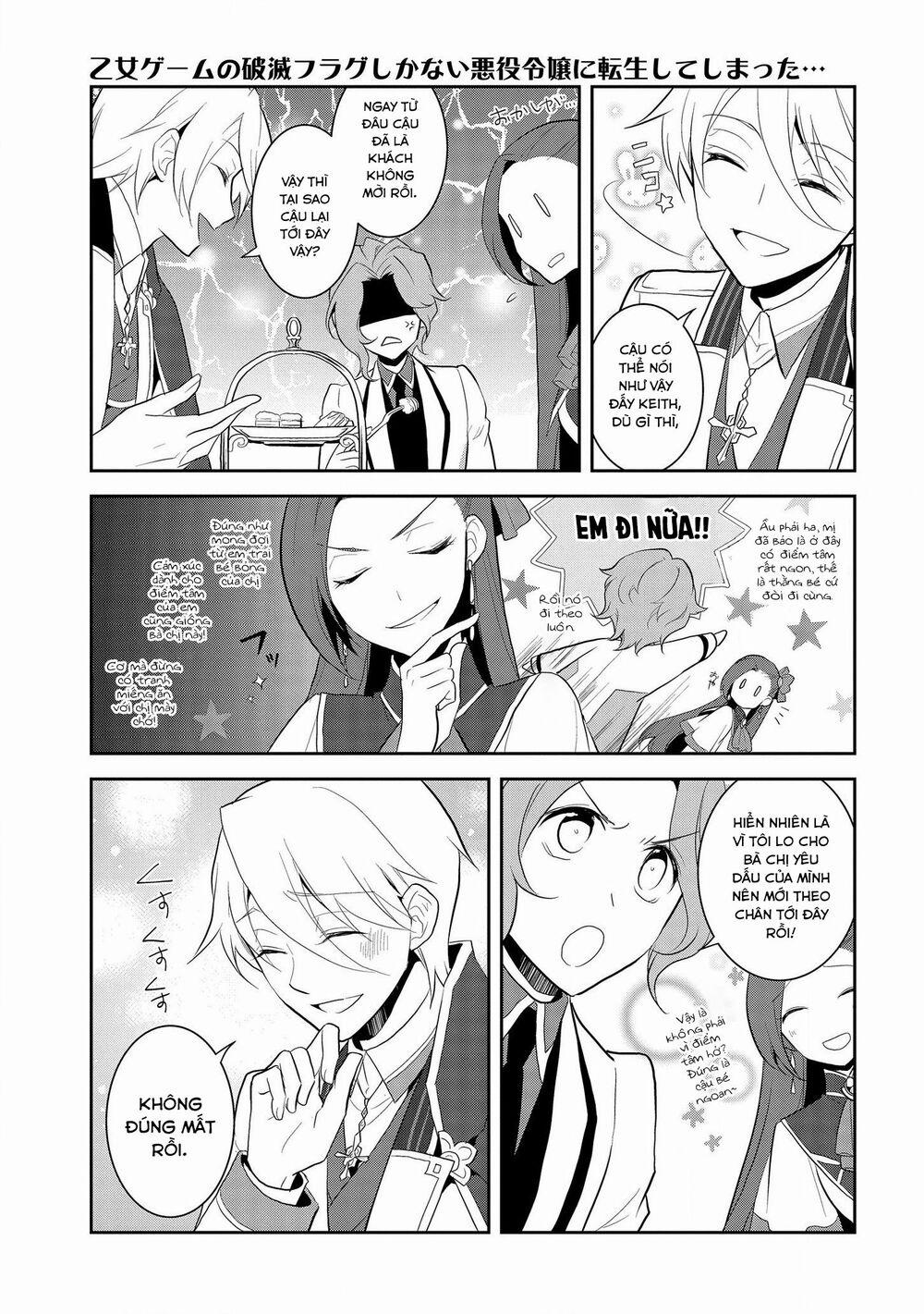 Sau Khi Được Tái Sinh, Tôi Bị Kéo Vào Game Otome Với Vai Trò Nữ Ác Nhân Và Bị Gắn Toàn Flag Đen… 23 trang 9