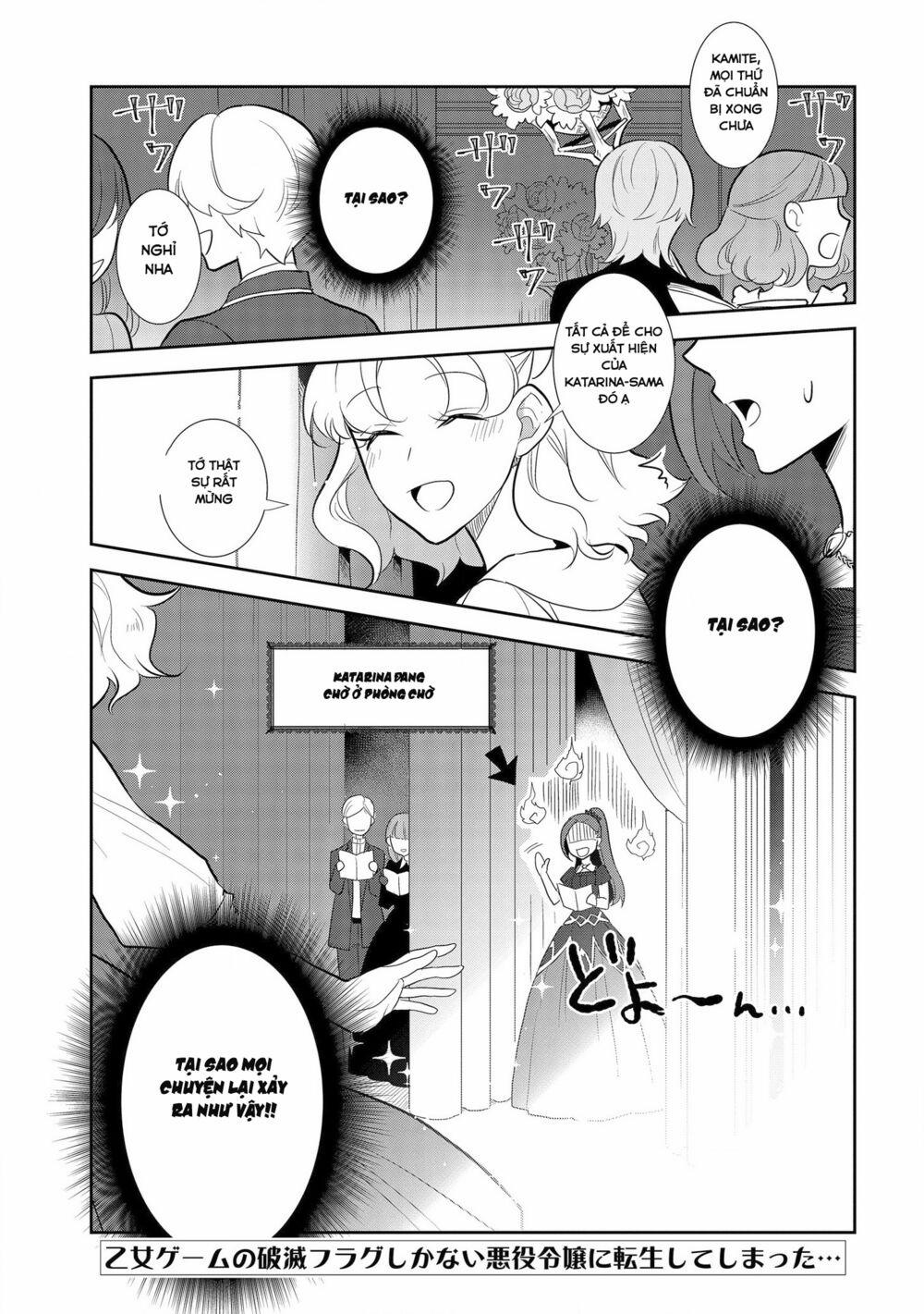 Sau Khi Được Tái Sinh, Tôi Bị Kéo Vào Game Otome Với Vai Trò Nữ Ác Nhân Và Bị Gắn Toàn Flag Đen… 26.1 trang 2