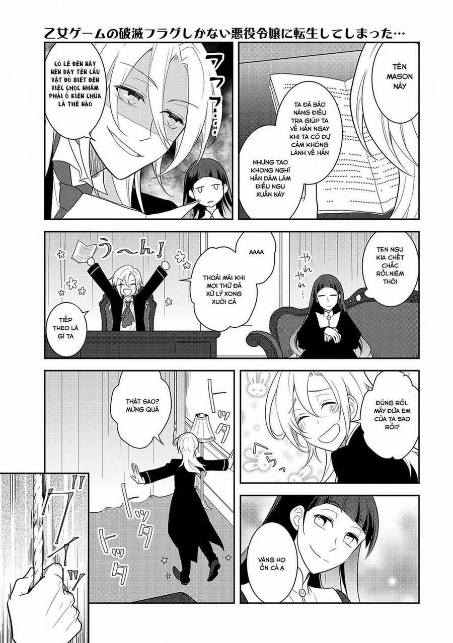 Sau Khi Được Tái Sinh, Tôi Bị Kéo Vào Game Otome Với Vai Trò Nữ Ác Nhân Và Bị Gắn Toàn Flag Đen… 34.3 trang 9