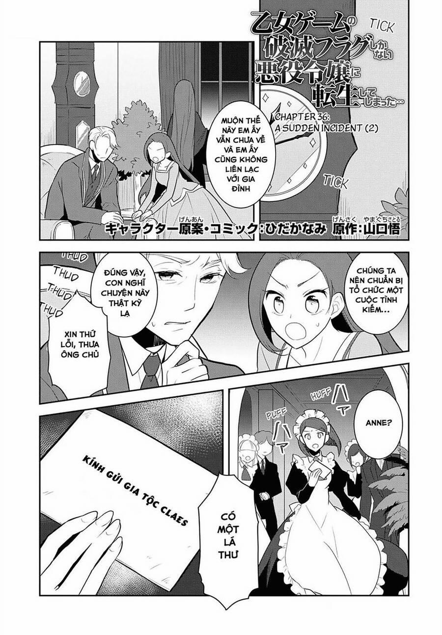 Sau Khi Được Tái Sinh, Tôi Bị Kéo Vào Game Otome Với Vai Trò Nữ Ác Nhân Và Bị Gắn Toàn Flag Đen… 36.1 trang 18