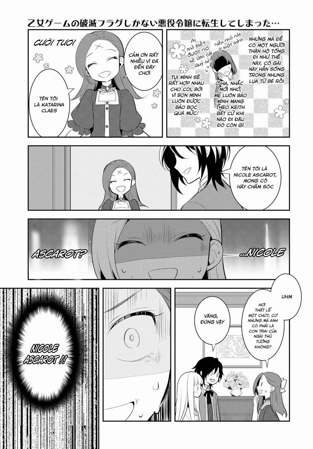 Sau Khi Được Tái Sinh, Tôi Bị Kéo Vào Game Otome Với Vai Trò Nữ Ác Nhân Và Bị Gắn Toàn Flag Đen… 5 trang 19