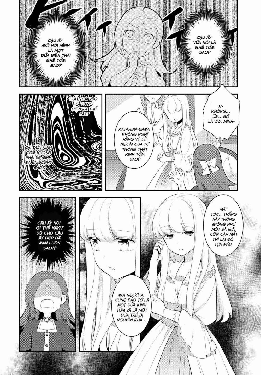 Sau Khi Được Tái Sinh, Tôi Bị Kéo Vào Game Otome Với Vai Trò Nữ Ác Nhân Và Bị Gắn Toàn Flag Đen… 5 trang 24