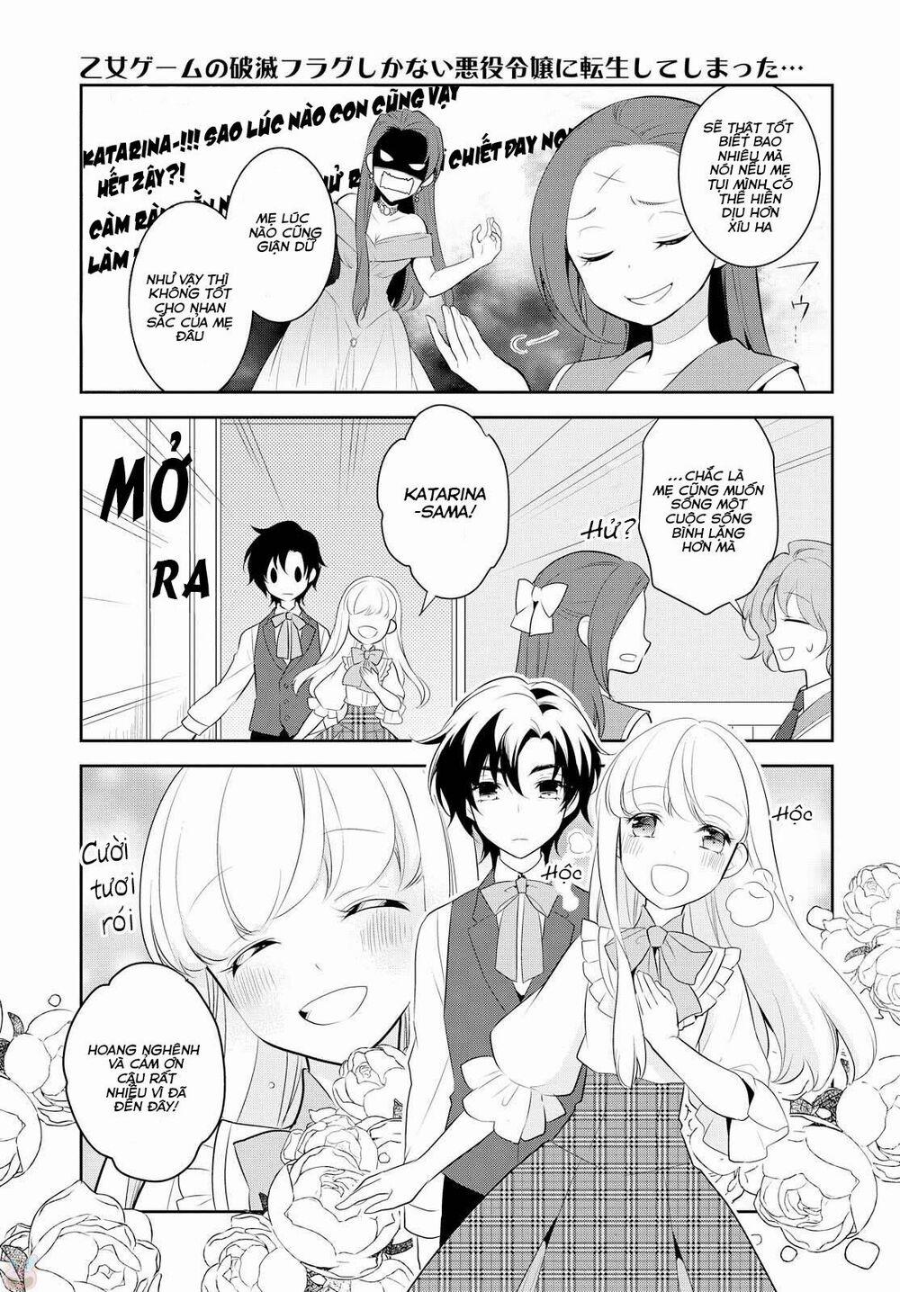 Sau Khi Được Tái Sinh, Tôi Bị Kéo Vào Game Otome Với Vai Trò Nữ Ác Nhân Và Bị Gắn Toàn Flag Đen… 6 trang 11