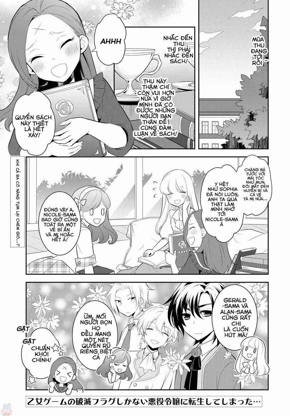 Sau Khi Được Tái Sinh, Tôi Bị Kéo Vào Game Otome Với Vai Trò Nữ Ác Nhân Và Bị Gắn Toàn Flag Đen… 6 trang 3