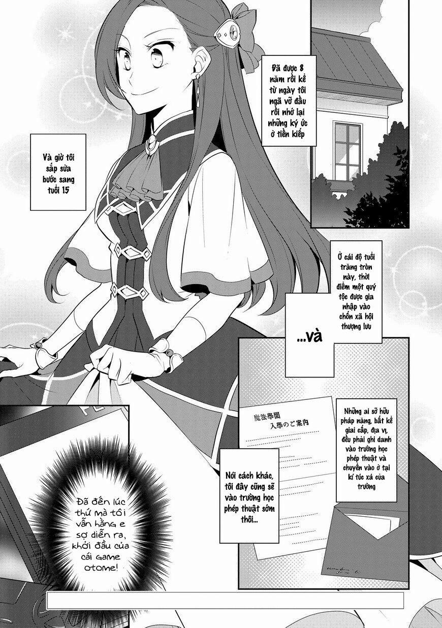 Sau Khi Được Tái Sinh, Tôi Bị Kéo Vào Game Otome Với Vai Trò Nữ Ác Nhân Và Bị Gắn Toàn Flag Đen… 7 trang 3