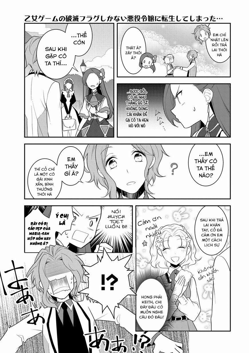 Sau Khi Được Tái Sinh, Tôi Bị Kéo Vào Game Otome Với Vai Trò Nữ Ác Nhân Và Bị Gắn Toàn Flag Đen… 8 trang 17