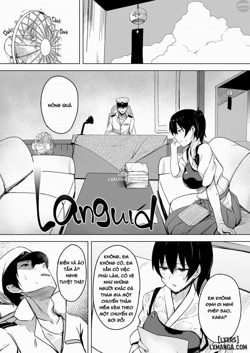 Secretary Ship Kaga's Summer Vacation Oneshot trang 2