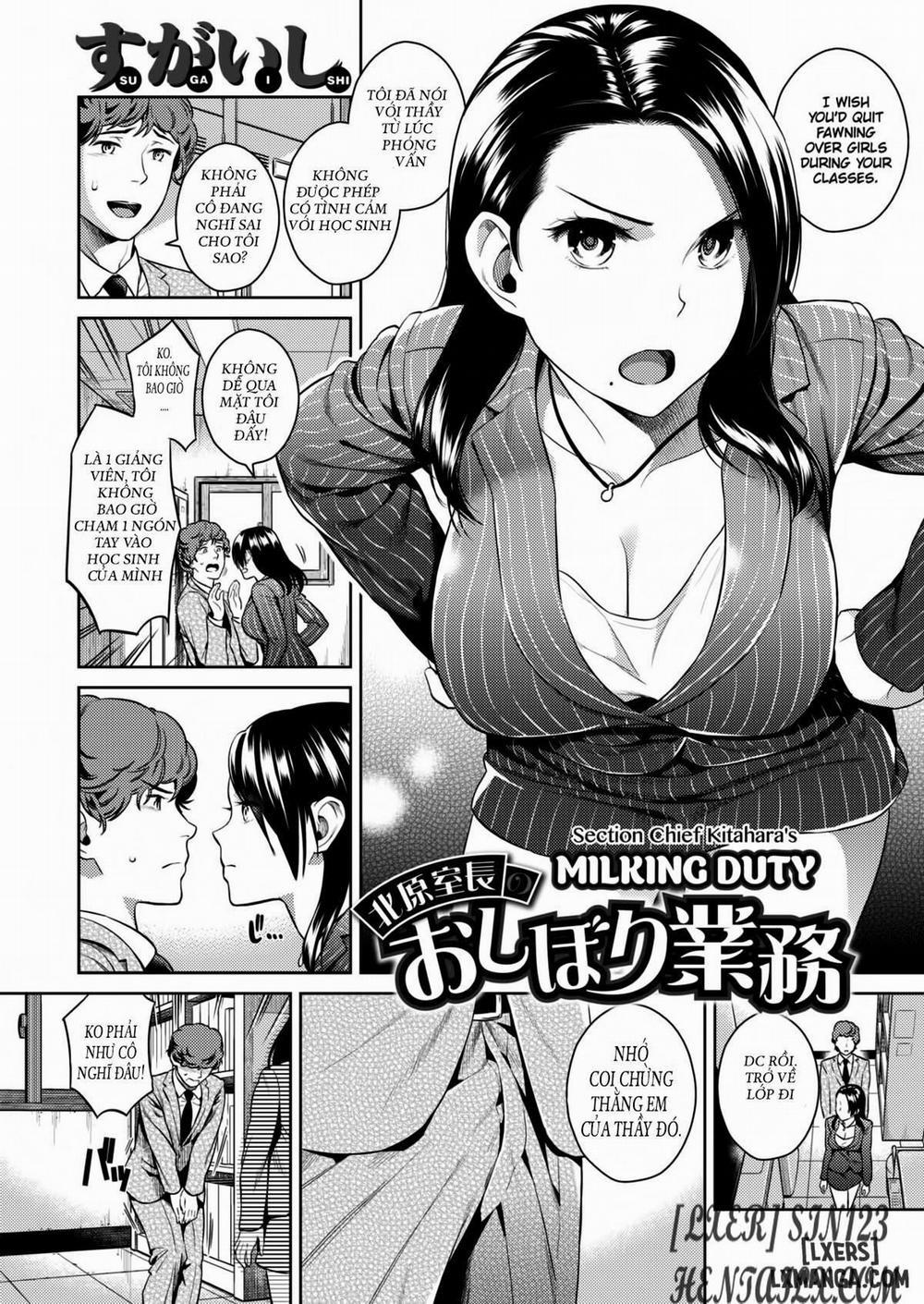 Section Chief Kitahara’s Milking Duty Oneshot trang 1