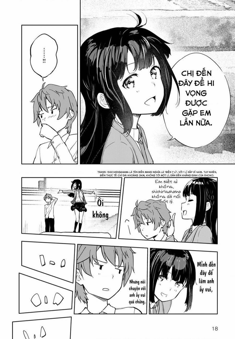 Seishun Buta Yarou Wa Yumemiru Shoujo No Yume Wo Minai 4 trang 18