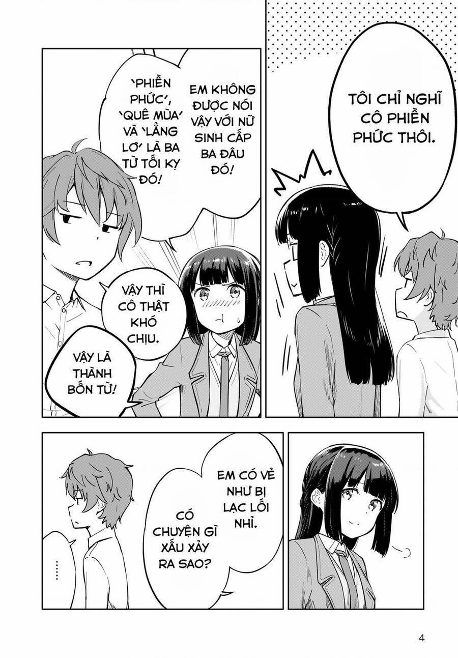 Seishun Buta Yarou Wa Yumemiru Shoujo No Yume Wo Minai 4 trang 4