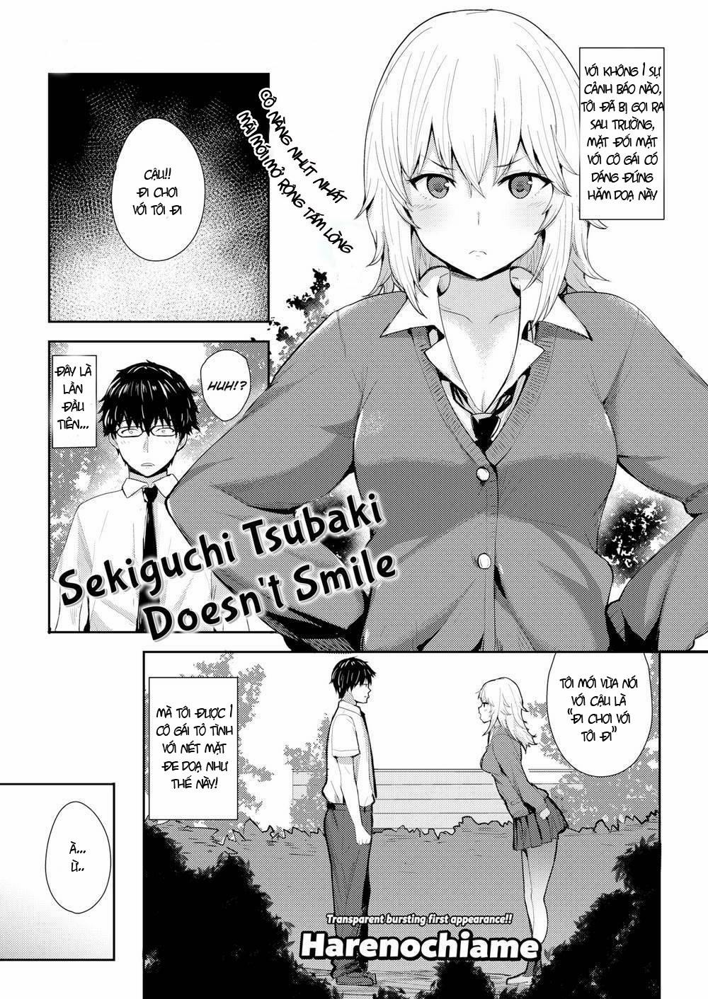 Sekiguchi Tsubaki Doesn't Smile Oneshot [Không che] trang 1