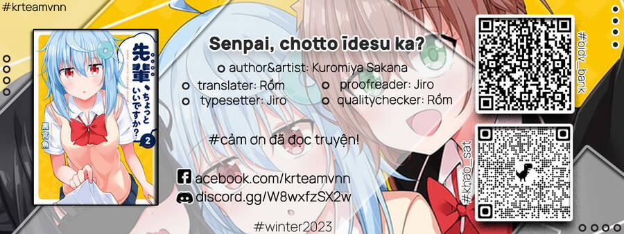 Senpai, Chotto Īdesu Ka? 12 trang 0
