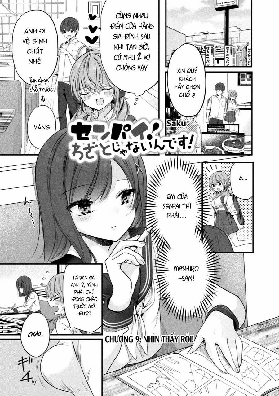 Senpai! Em Không Cố Ý Đâu! 9 trang 3