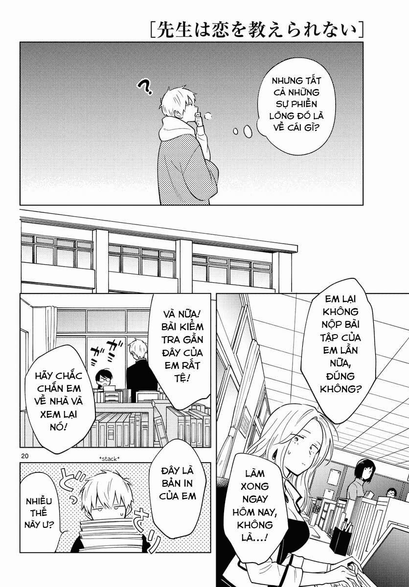 Sensei Wa Koi O Oshie Rarenai 10 trang 21