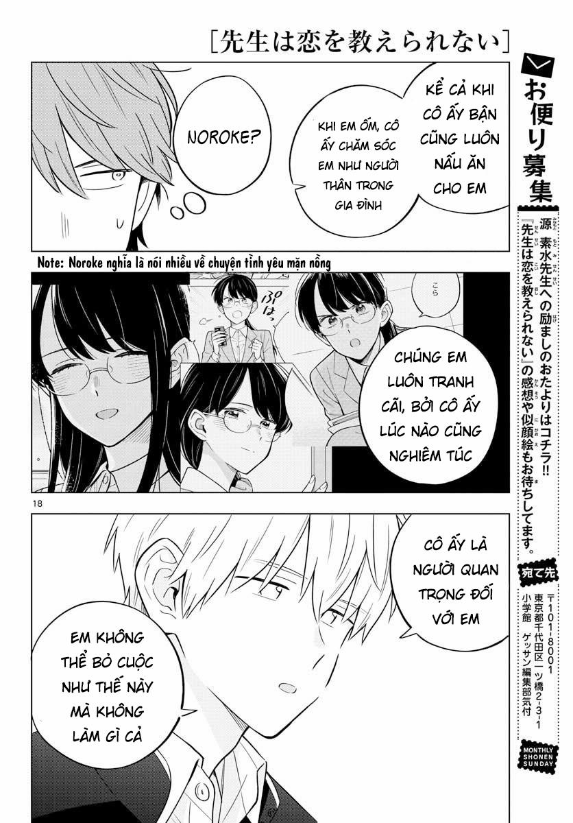 Sensei Wa Koi O Oshie Rarenai 31 trang 20