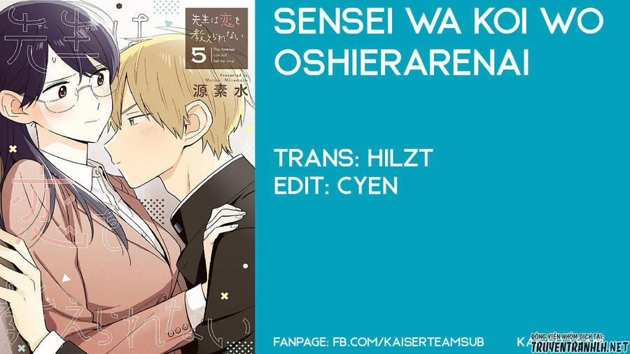 Sensei Wa Koi O Oshie Rarenai 41 trang 0