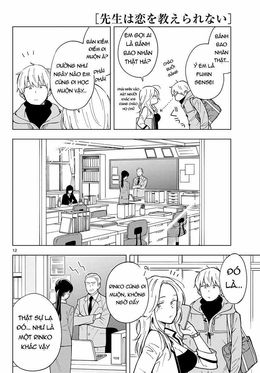Sensei Wa Koi O Oshie Rarenai 9 trang 14