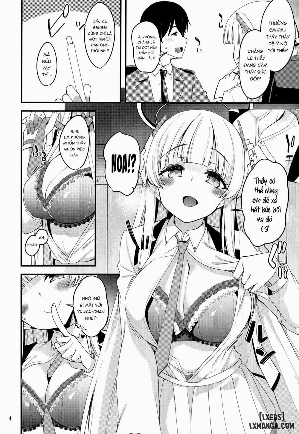 Sensei Yuuka-chan ni wa Naisho desu yo Oneshot trang 2
