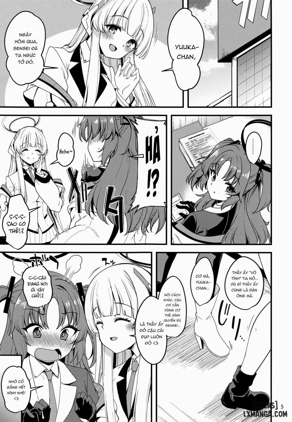 Sensei Yuuka-chan ni wa Naisho desu yo Oneshot trang 3