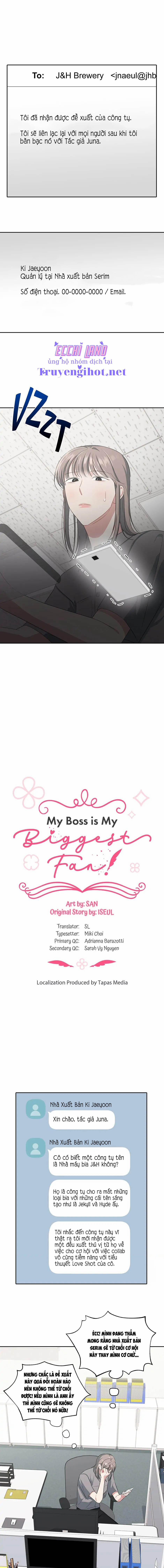 Sếp Là Fan Siêu Bự Của Tôi 30.1 trang 3