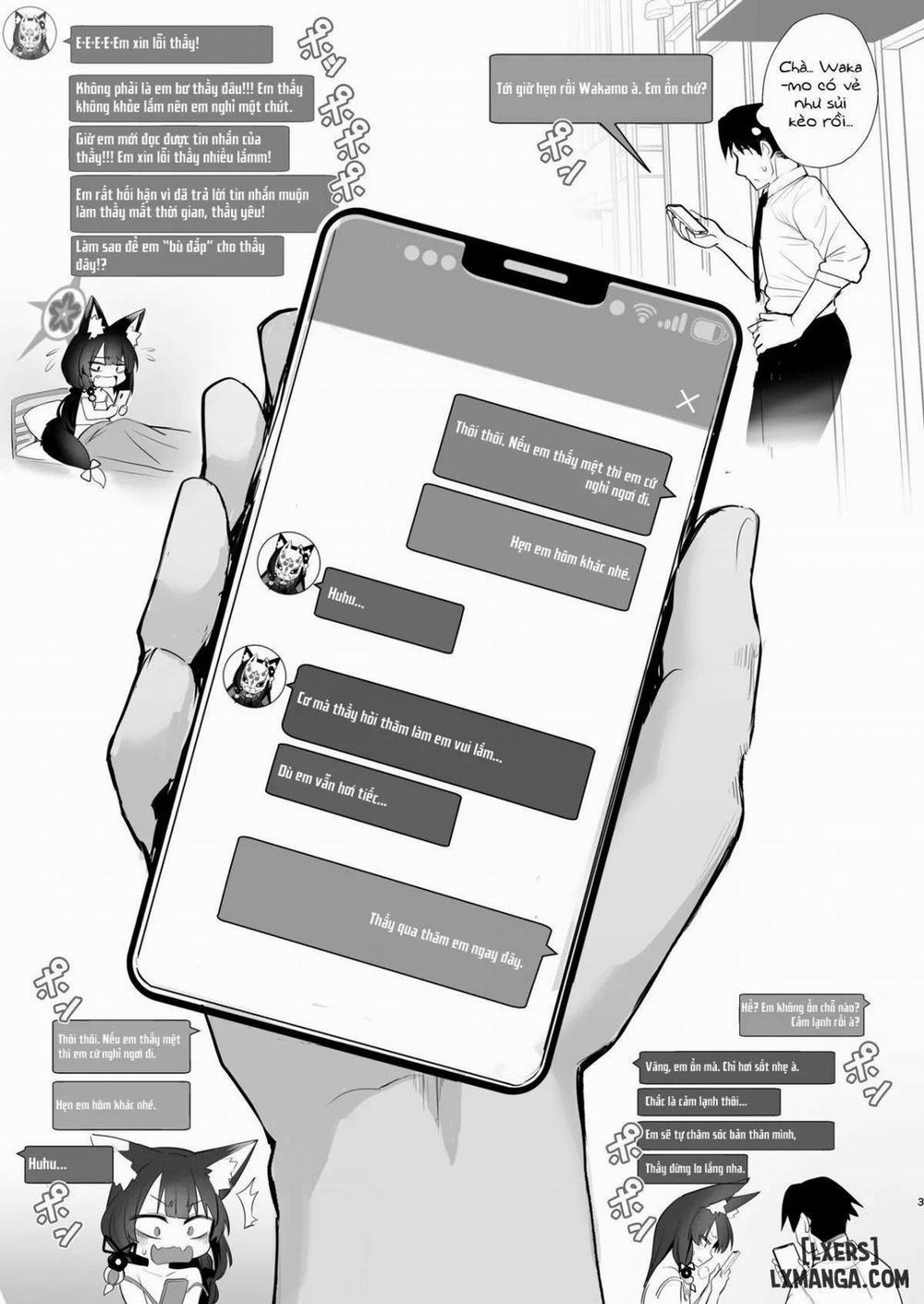 Series Oneshot Các Doujinshi Của Blue Archive P.2 Wakamo-san, That's 0 Cold trang 4