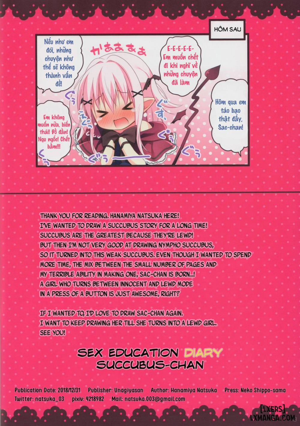 Sex Education Dairy Succubus-chan Oneshot trang 15