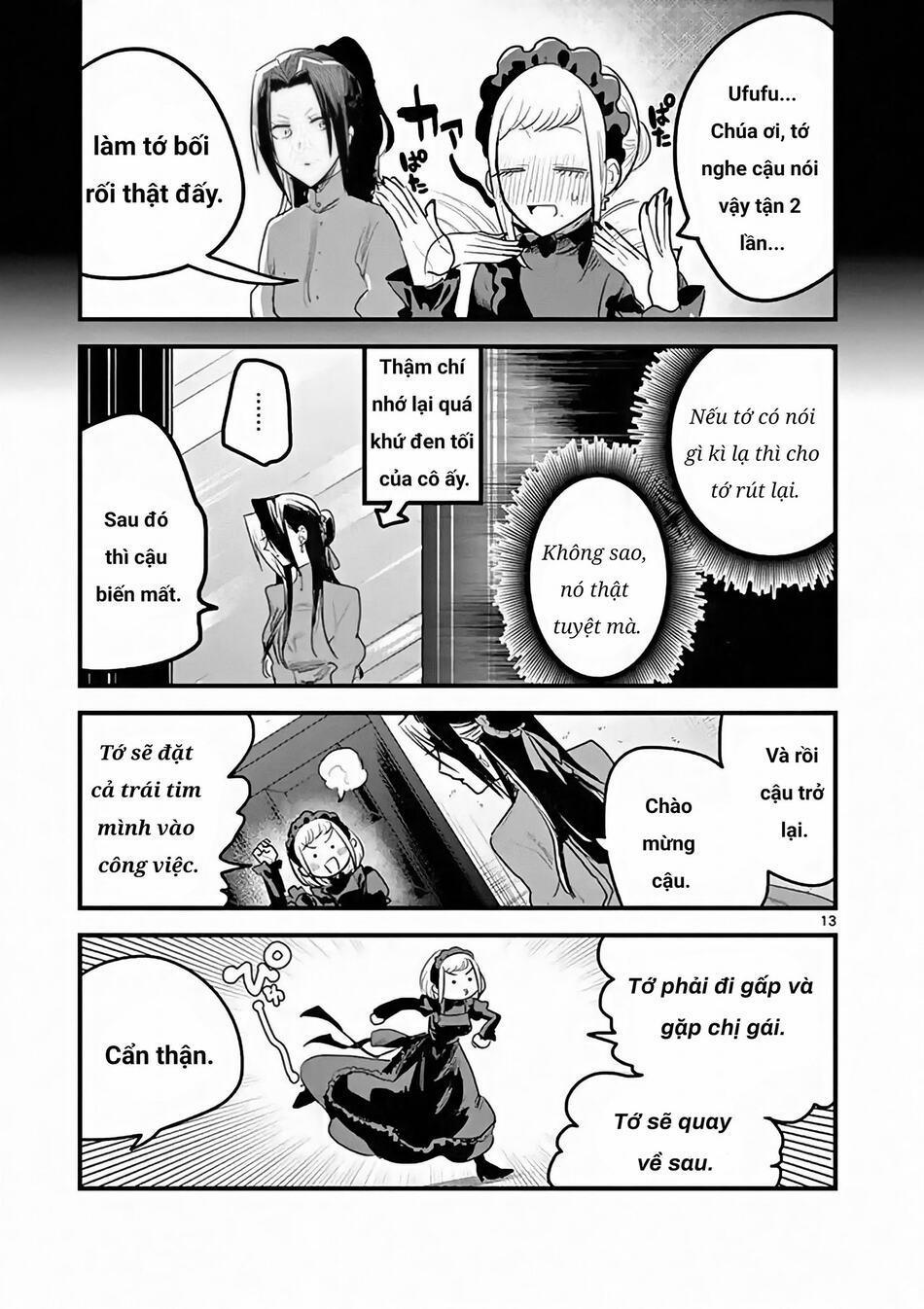 Shinigami Bocchan To Kuro Maid 158 trang 13