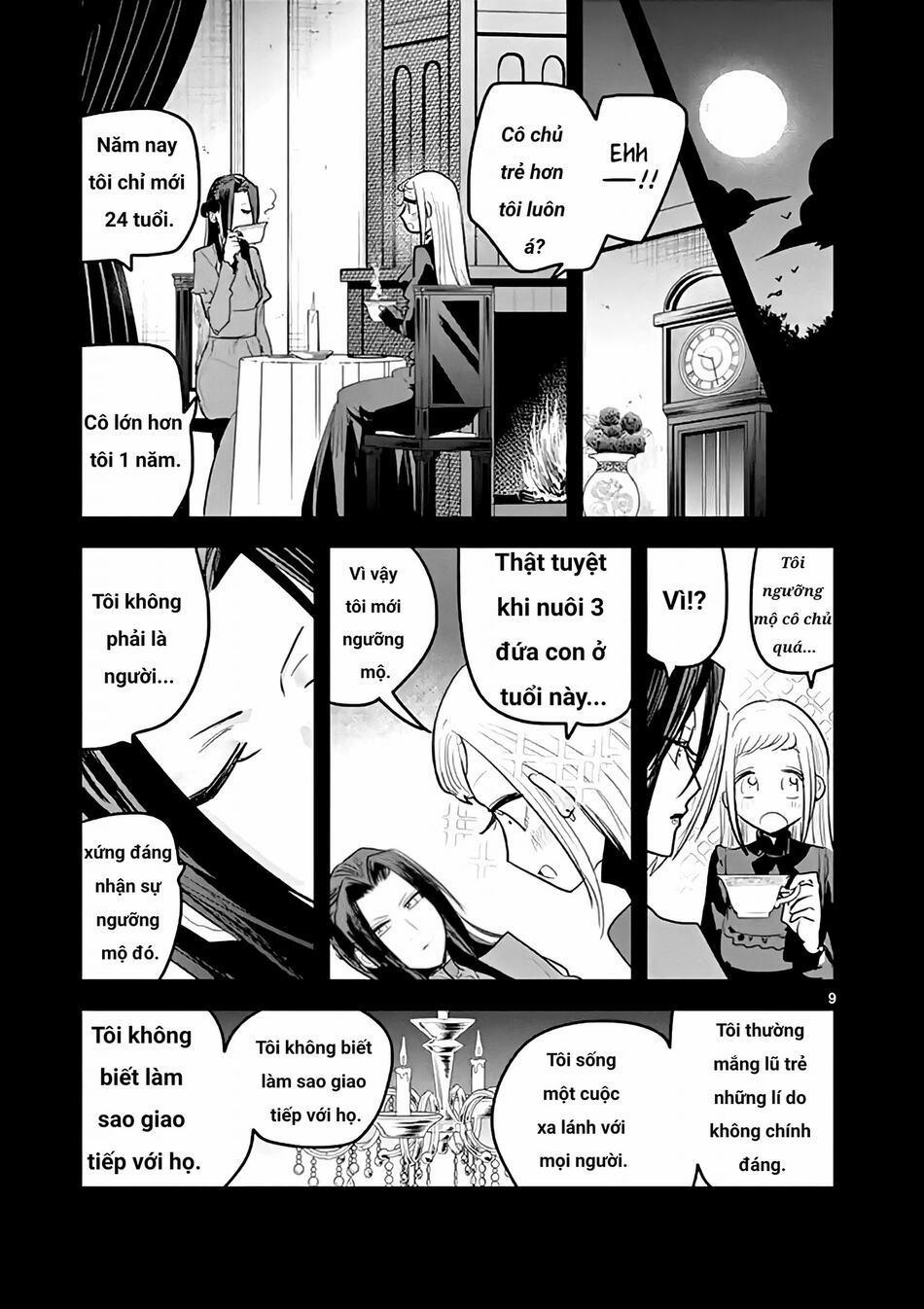 Shinigami Bocchan To Kuro Maid 158 trang 9