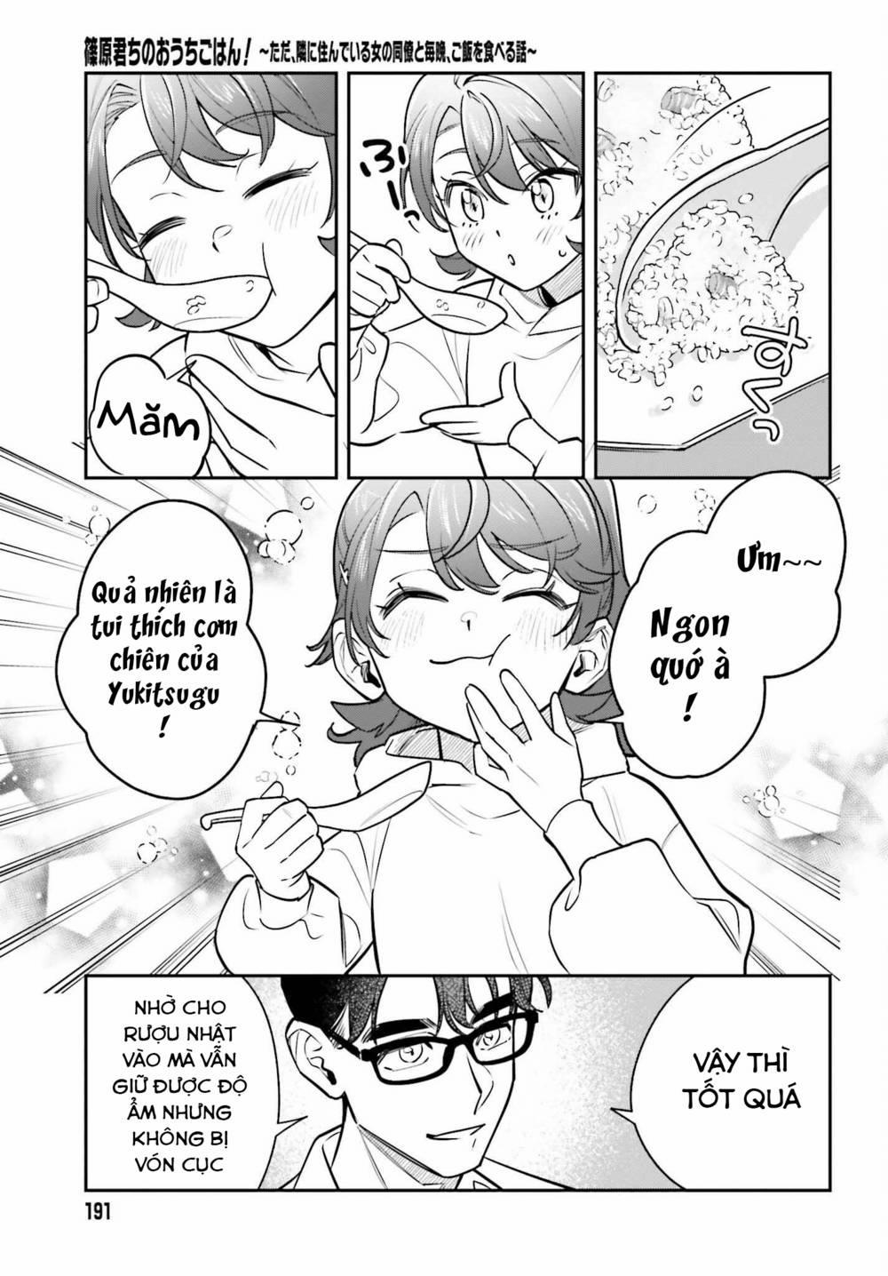 Shinohara-Kun Chi No Ouchi Gohan! – Tada, Tonari Ni Sunde Iru Onna No Douryou To Maiban, Gohan Wo Taberu-Banashi 4 trang 8