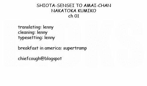 Shiota-Sensei To Amai-Chan 1 trang 11
