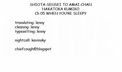 Shiota-Sensei To Amai-Chan 5 trang 8