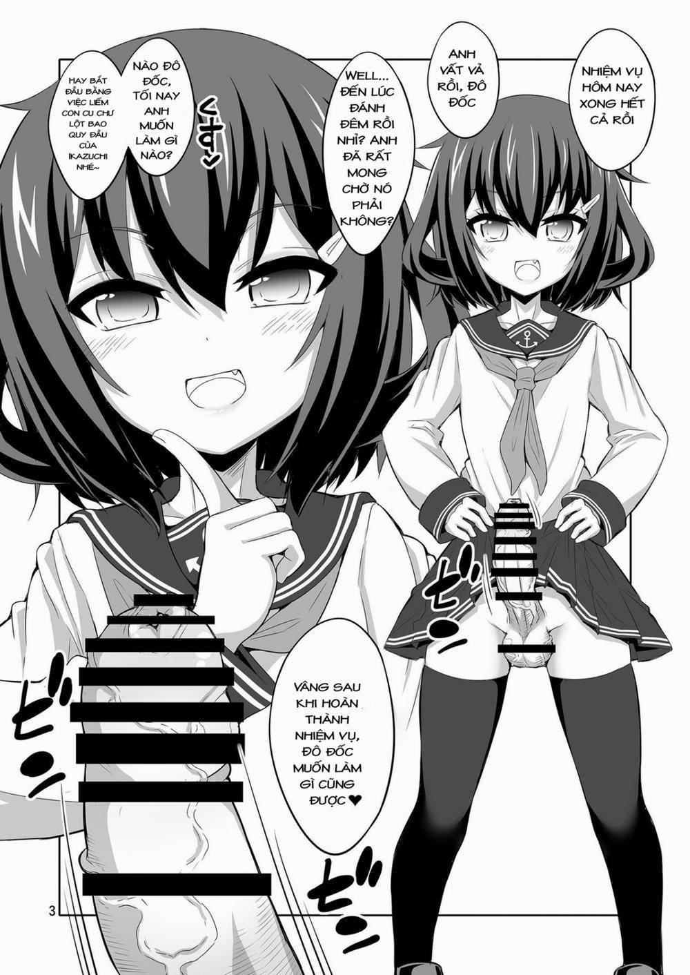 Shireikan Futanari Ikazuchi-sama ni Okasarete minai? (Kantai Collection) Oneshot trang 2