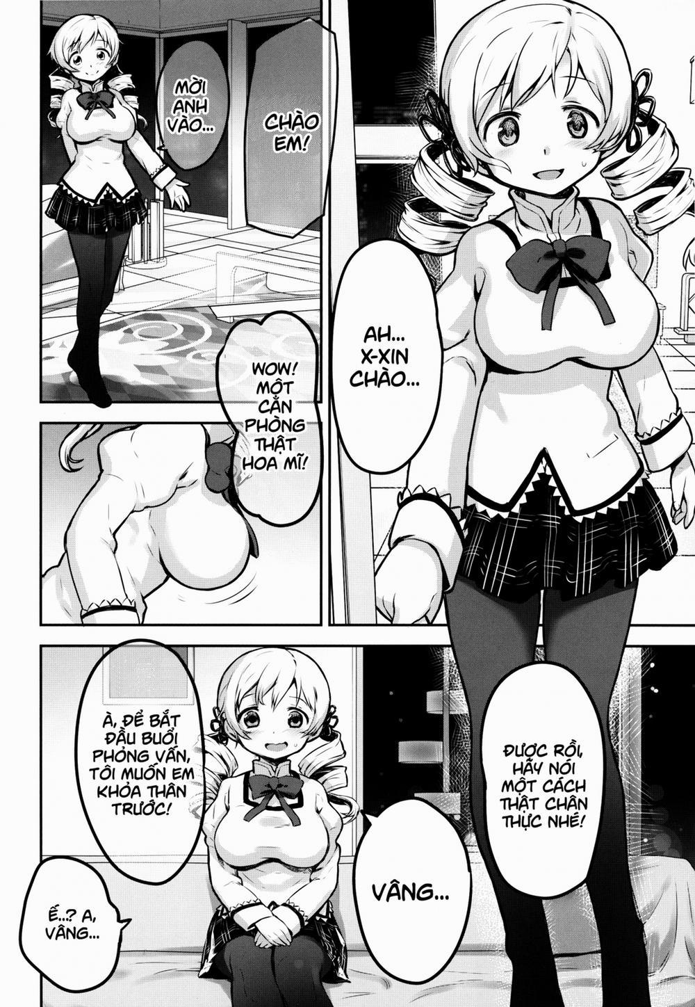 Shiritsu Mitakihara Chuugaku 3-nensei Tomoe Mami Hentai AV Debut (Puella Magi Madoka Magica) Oneshot trang 4
