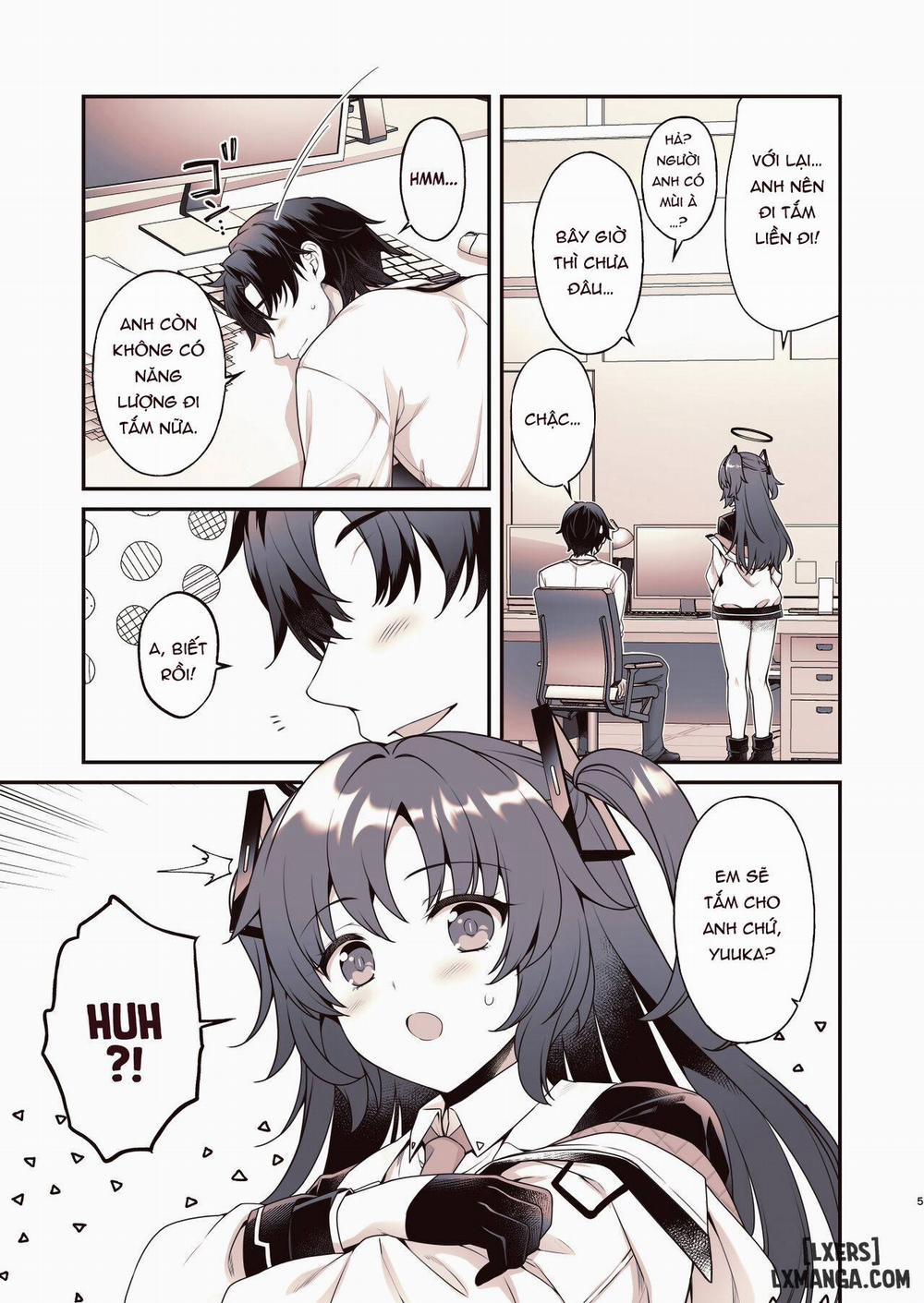 Shower de Yuuka to | Shower Time With Yuuka! Oneshot trang 3