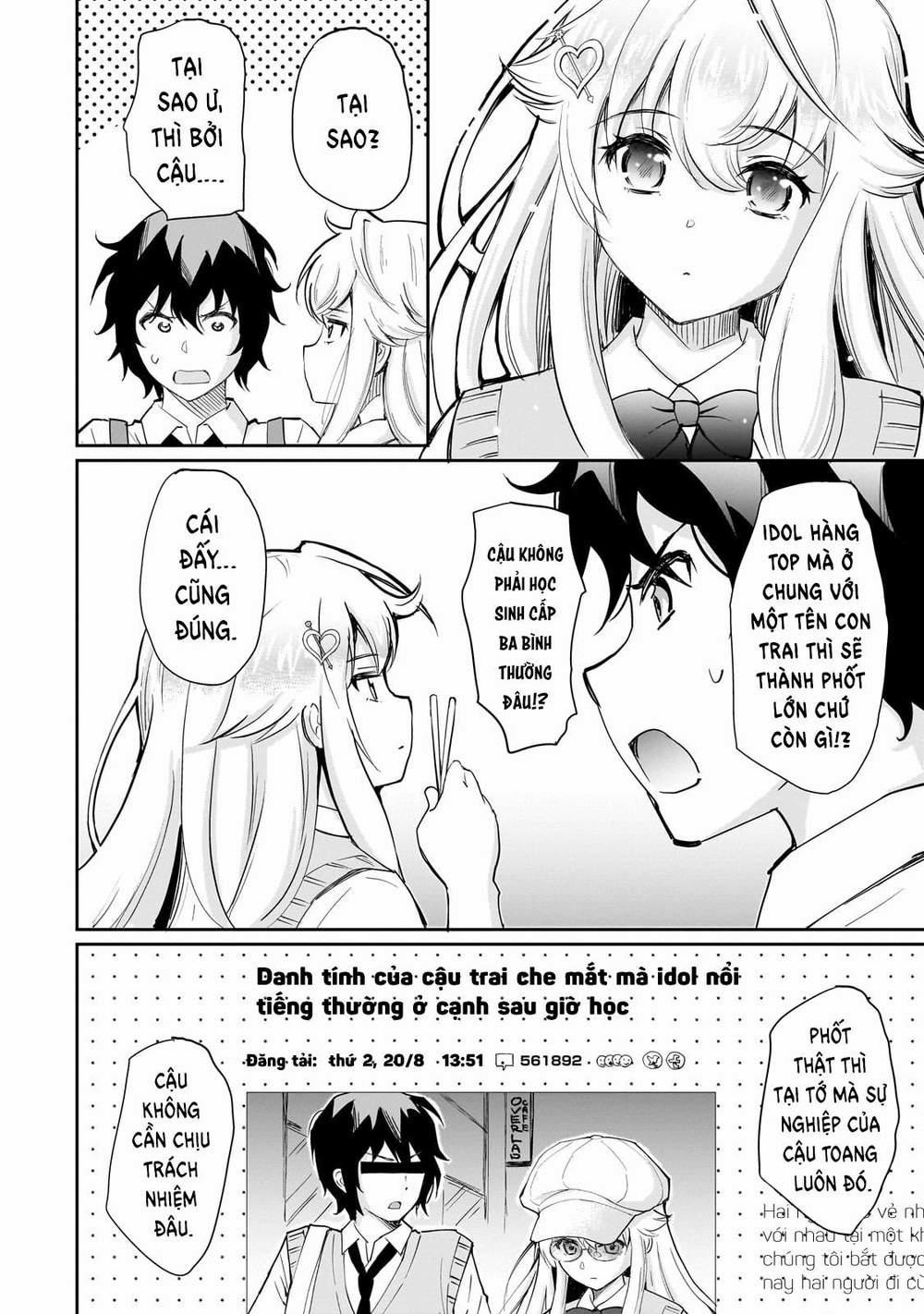 Siêu Idol Cùng Lớp Lại Thích Một Người Như Tôi? 2 trang 21