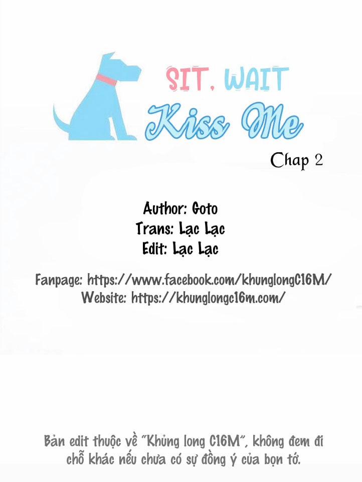 Sit, Wait, Kiss Me 2 trang 2