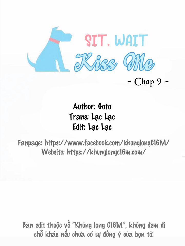 Sit, Wait, Kiss Me 9 trang 1
