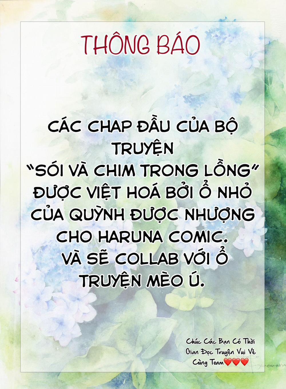 Sói Và Chim Trong Lồng 6 trang 0